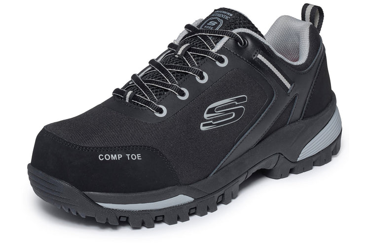 Skechers Workwear Gatlon Strigax Black Mens Trainers