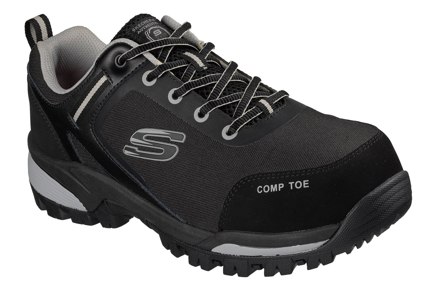 Skechers Workwear Gatlon Strigax Black Mens Trainers