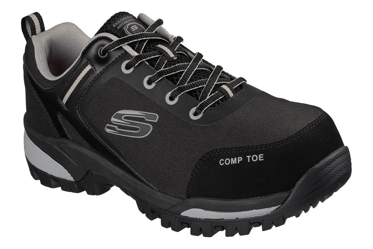 Skechers Workwear Gatlon Strigax Black Mens Trainers