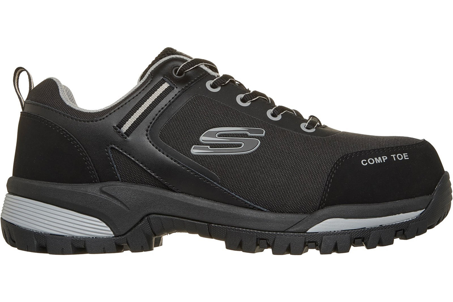 Skechers Workwear Gatlon Strigax Black Mens Trainers