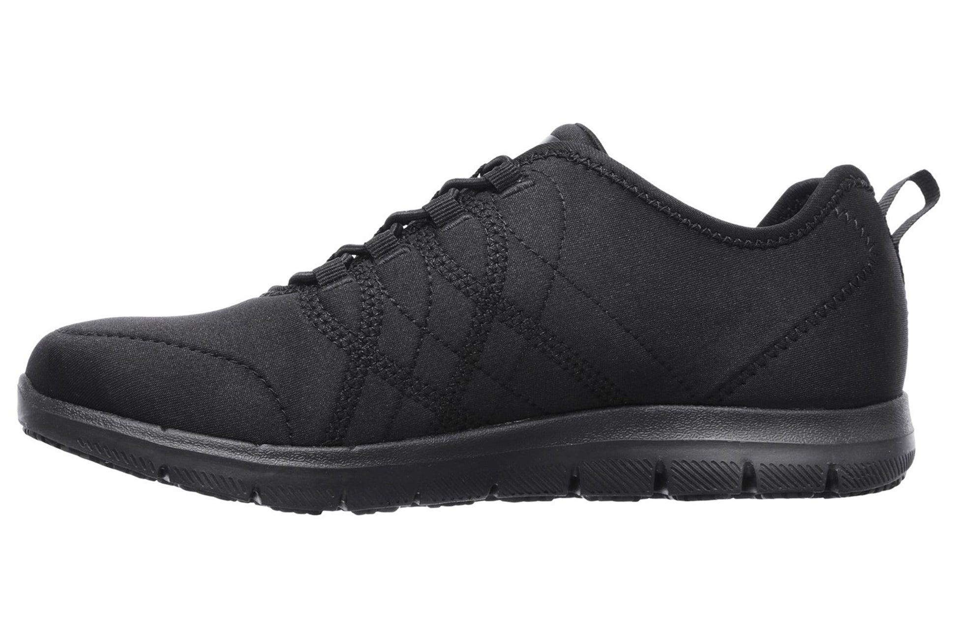 skechers-workwear-ghenter-srelt-black-womens-occupational-footwear-left-flat