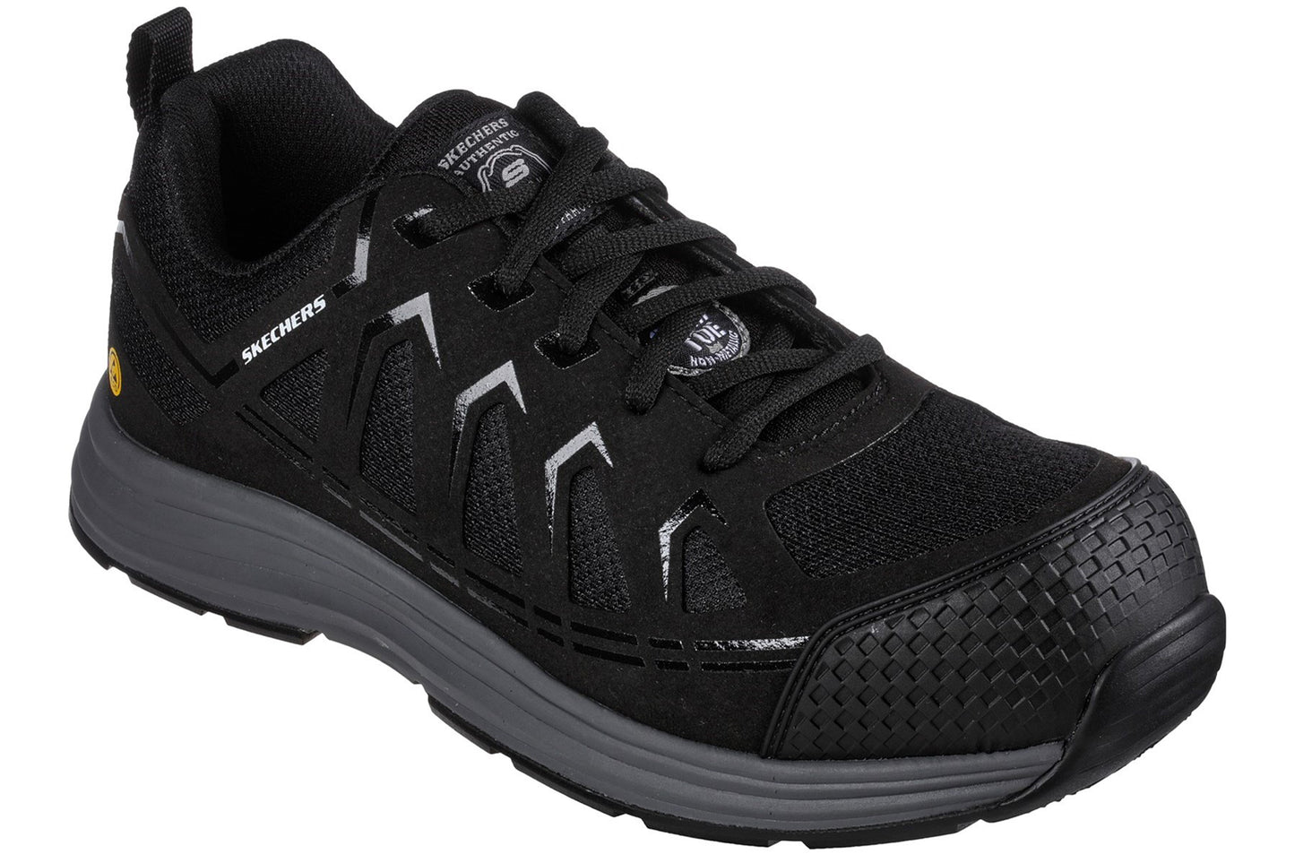 Skechers Workwear Malas II Black Mens Trainers
