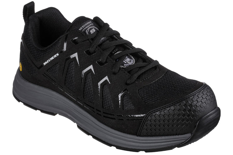 Skechers Workwear Malas II Black Mens Trainers