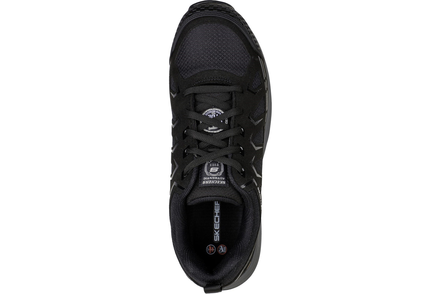 Skechers Workwear Malas II Black Mens Trainers