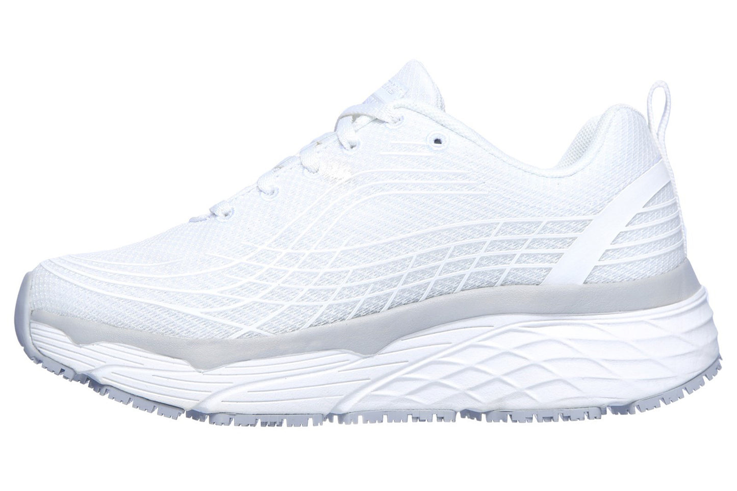 Skechers Workwear Max Cushioning Elite Sr White Womens Shoes