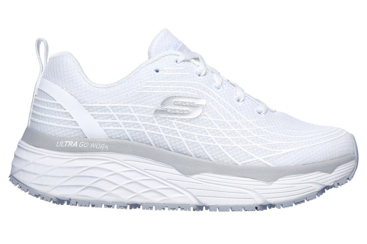 Skechers Workwear Max Cushioning Elite Sr White Womens Shoes