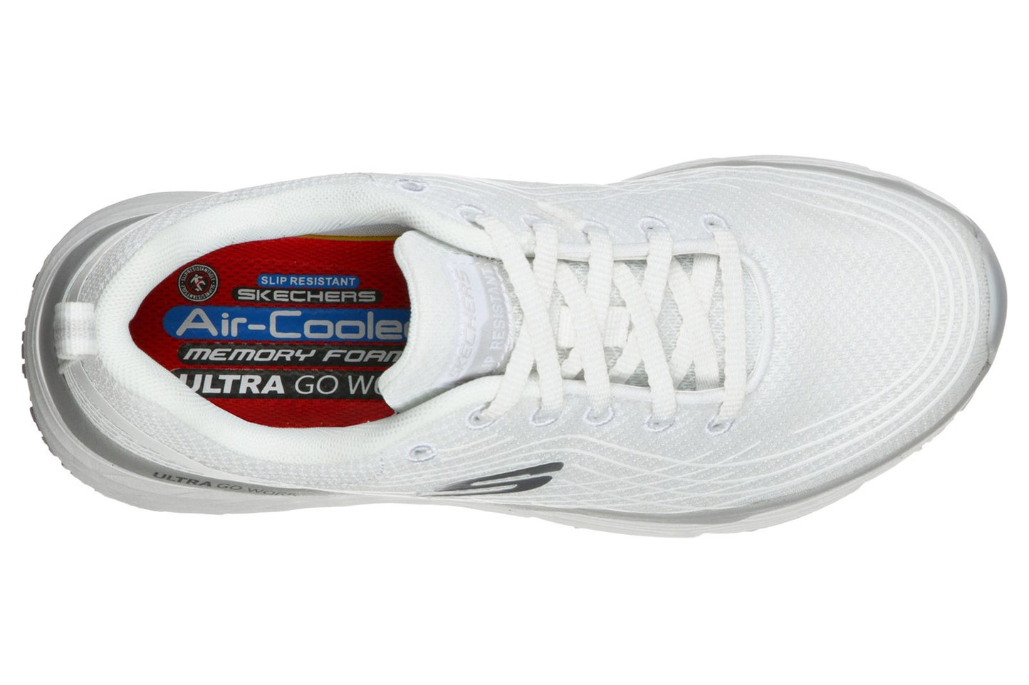 Skechers Workwear Max Cushioning Elite Sr White Womens Shoes