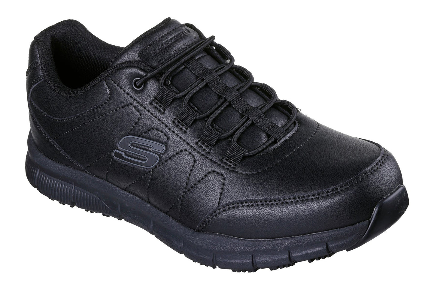 Skechers Workwear Nampa - Osil Black Mens Shoes