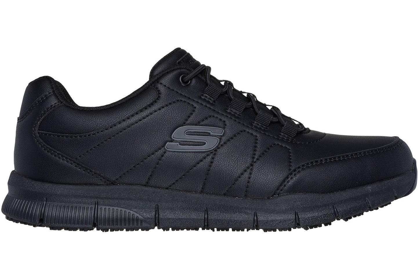 Skechers Workwear Nampa - Osil Black Mens Shoes