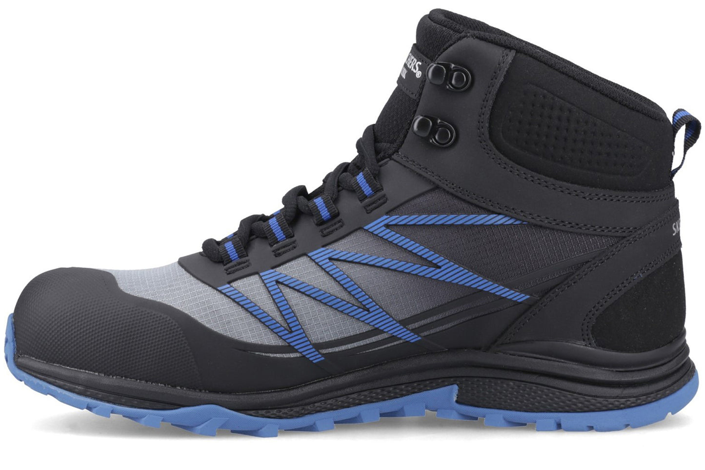 Skechers Workwear Puxal Firmle Black/Blue Mens Boots