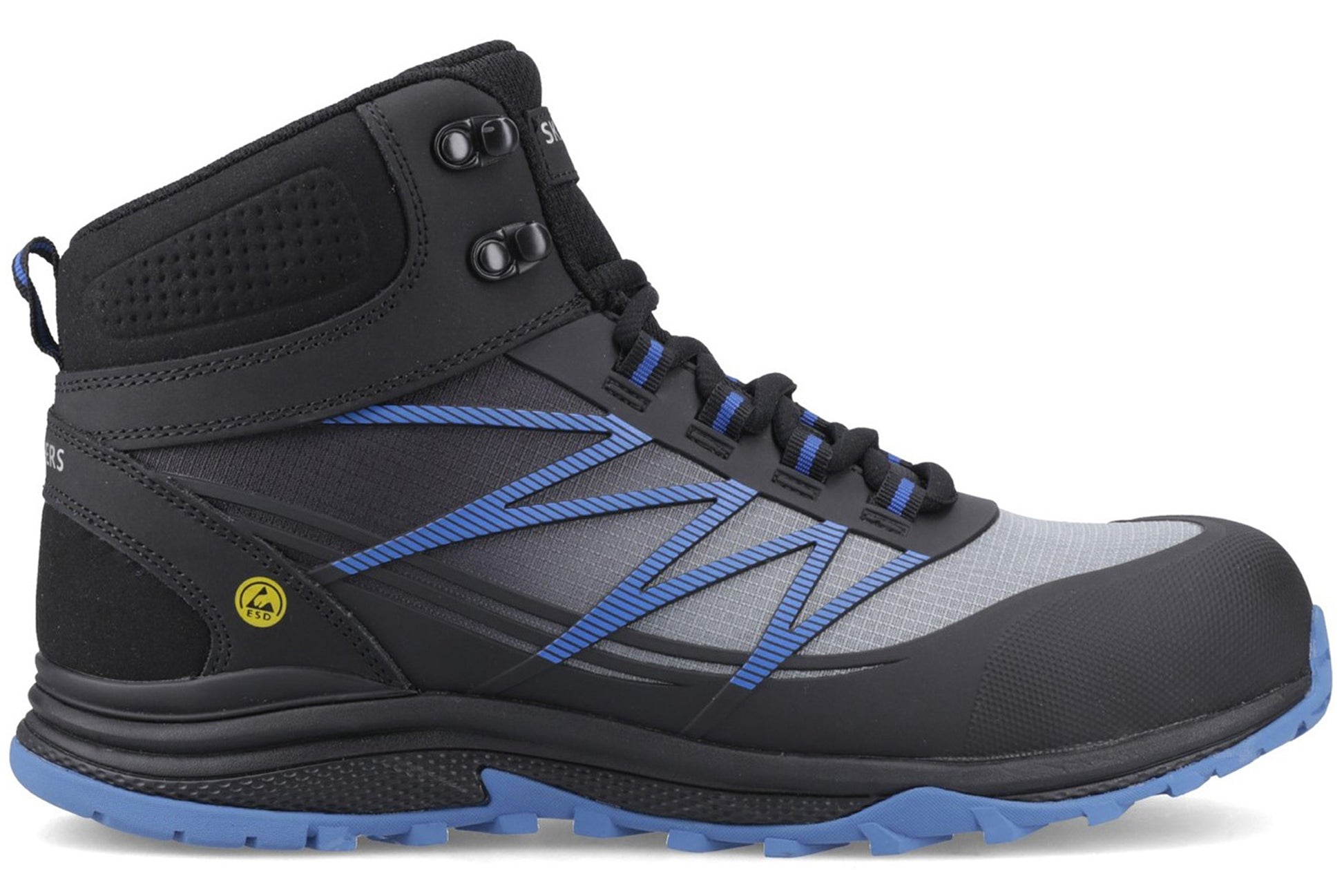 skechers-workwear-puxal-firmle-black-blue-boots-safety-right-flat