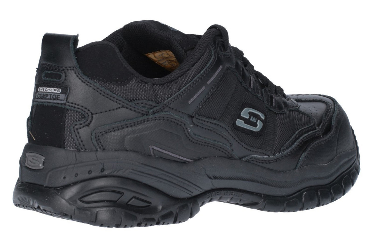 Skechers Workwear Soft Stride - Grinnell Black Mens Trainers