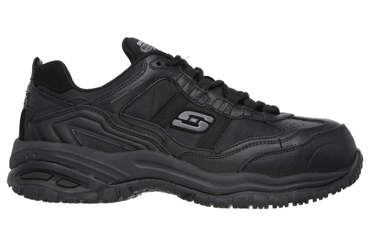 Skechers Workwear Soft Stride - Grinnell Black Mens Trainers