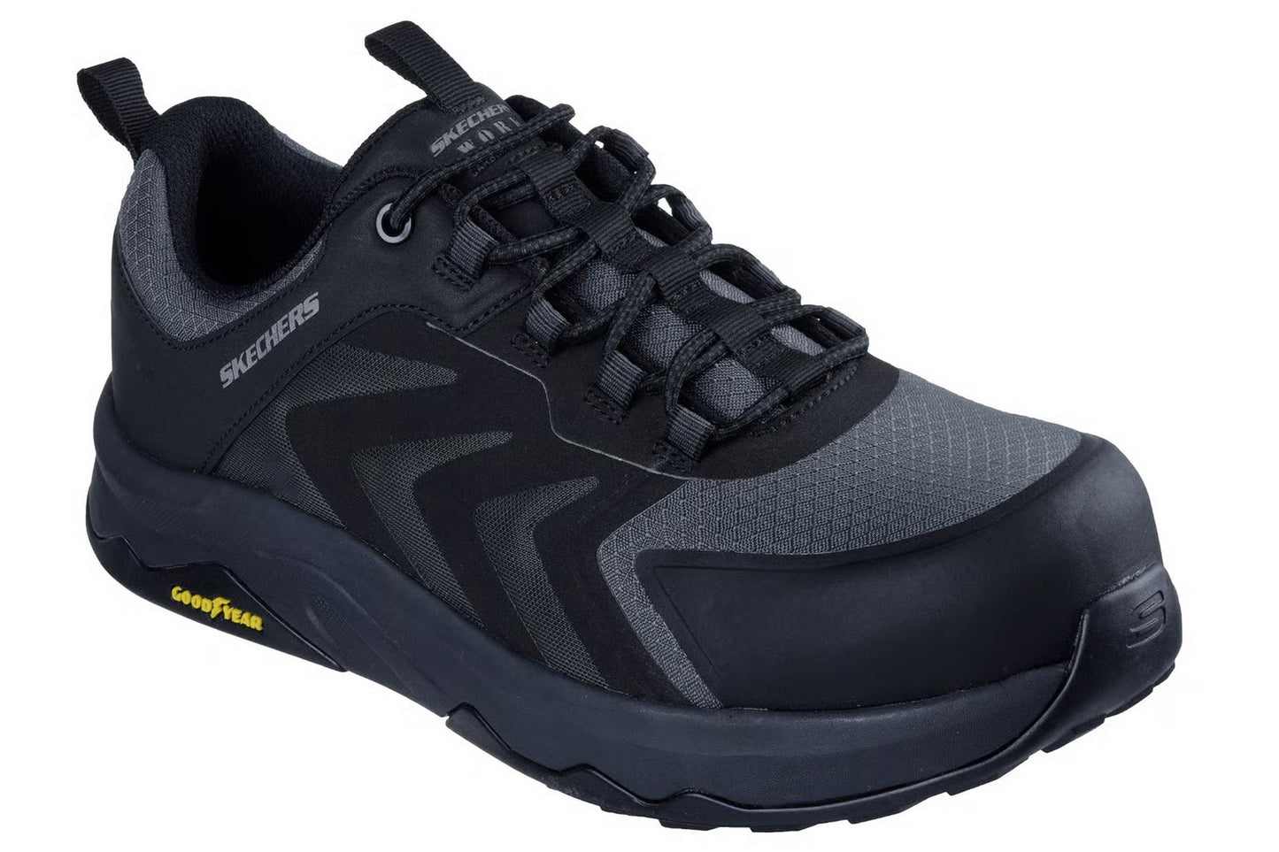 Skechers Workwear Speed-Flex Trekker Black Mens Trainers