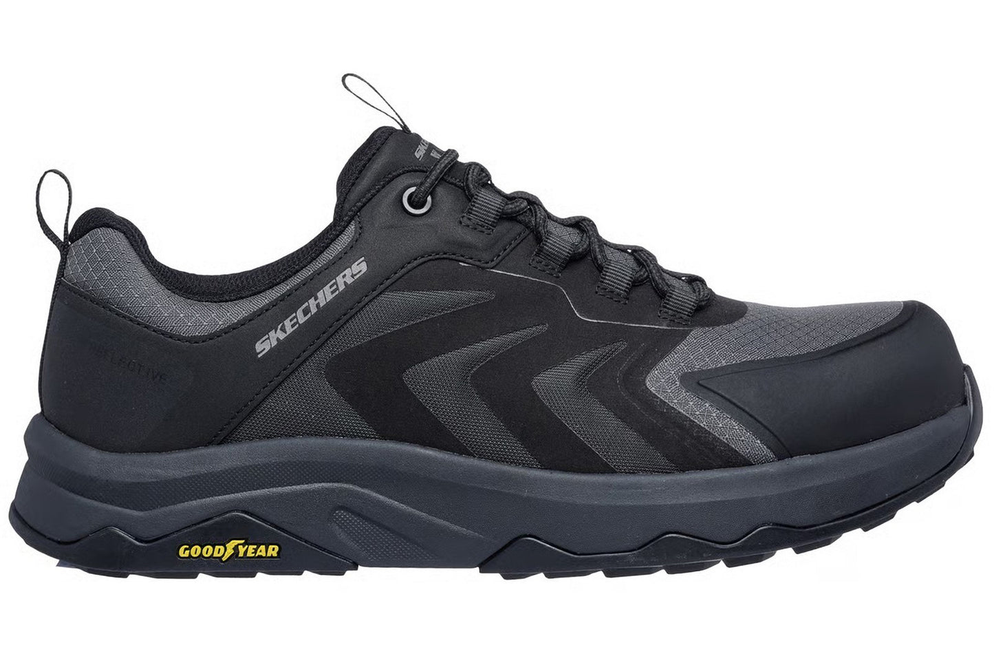 Skechers Workwear Speed-Flex Trekker Black Mens Trainers