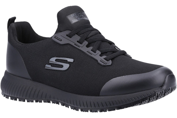 Skechers Workwear Squad Sr Wide Black Womens Shoes