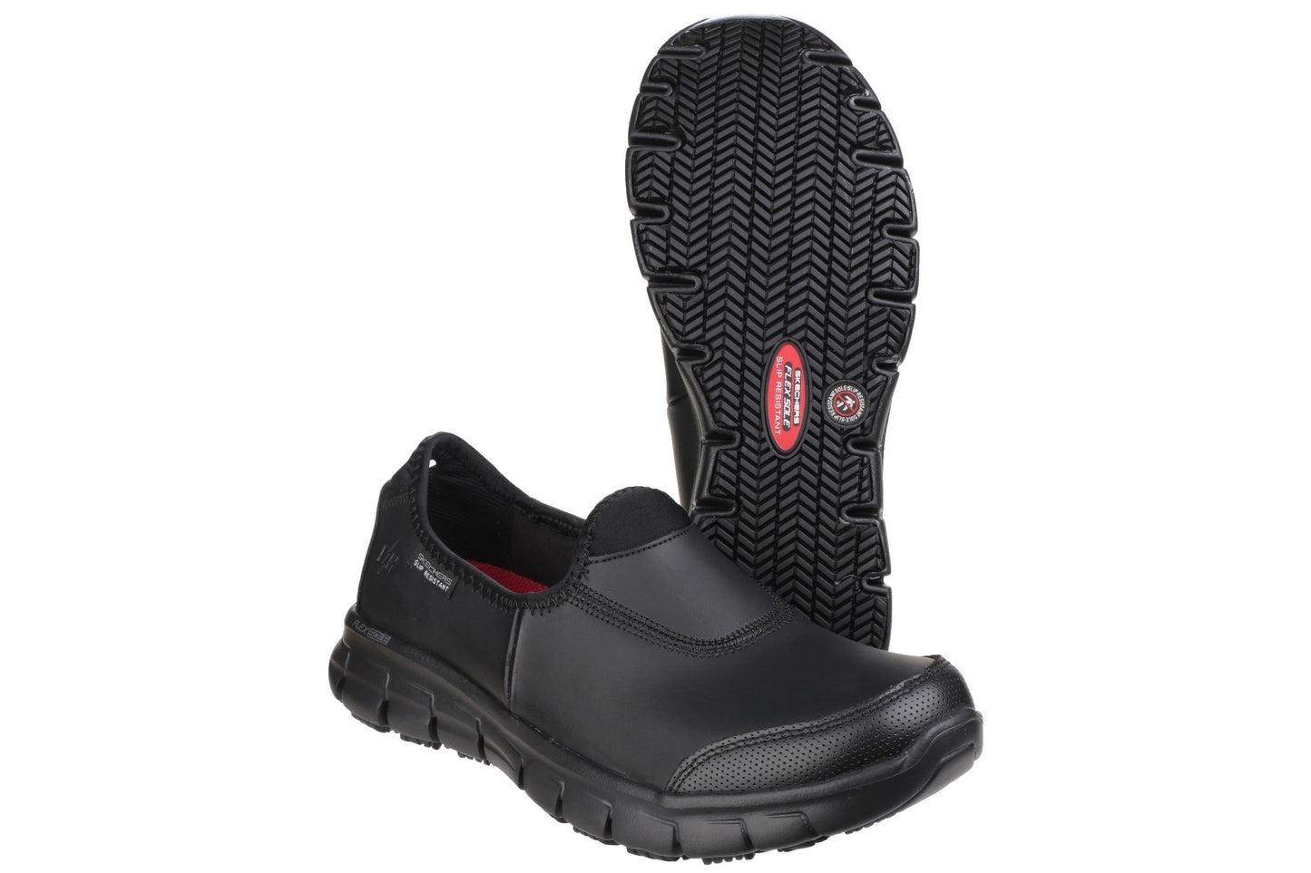 Skechers Workwear Sure Track Black Womens Shoes
