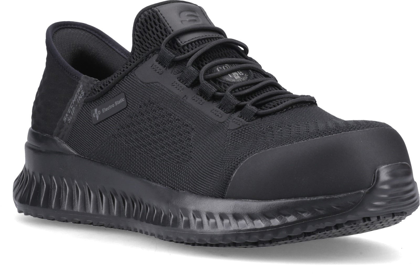 Skechers Workwear Tilido Fletchit CT Black Mens Trainers
