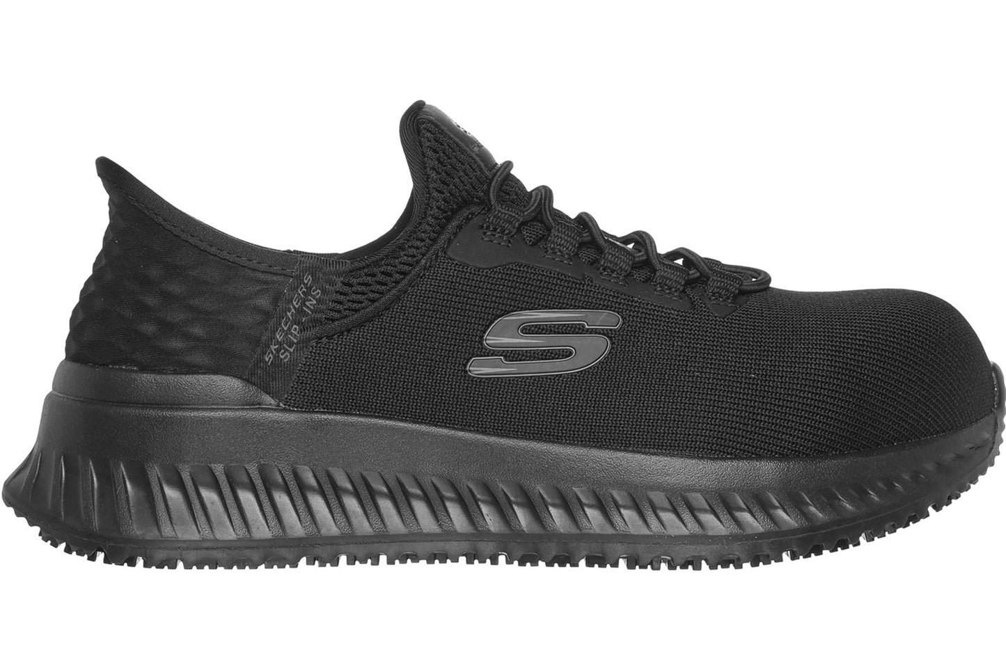 Skechers Workwear Tilido Ombray Black Womens Shoes
