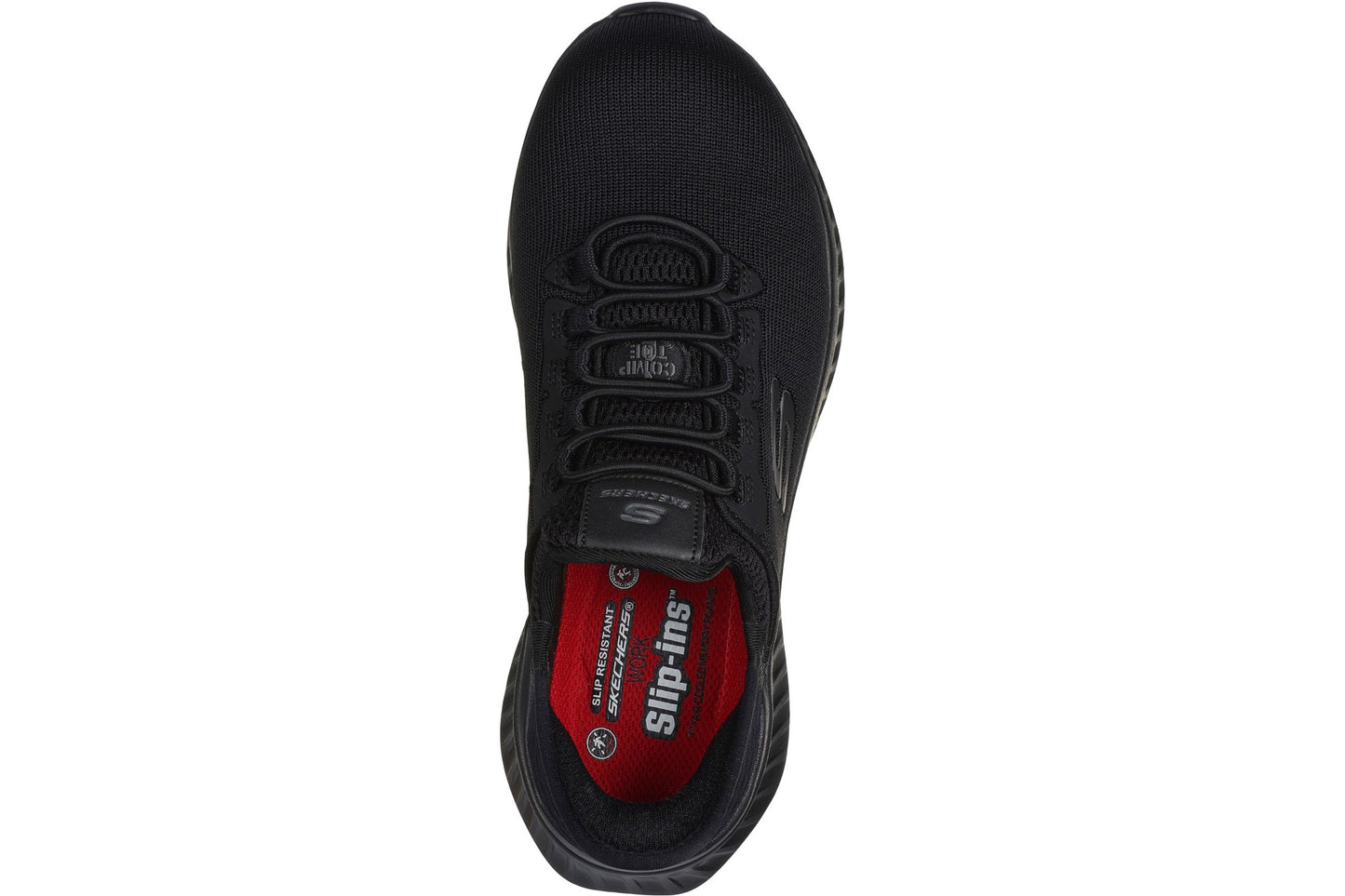 Skechers Workwear Tilido Ombray Black Womens Shoes