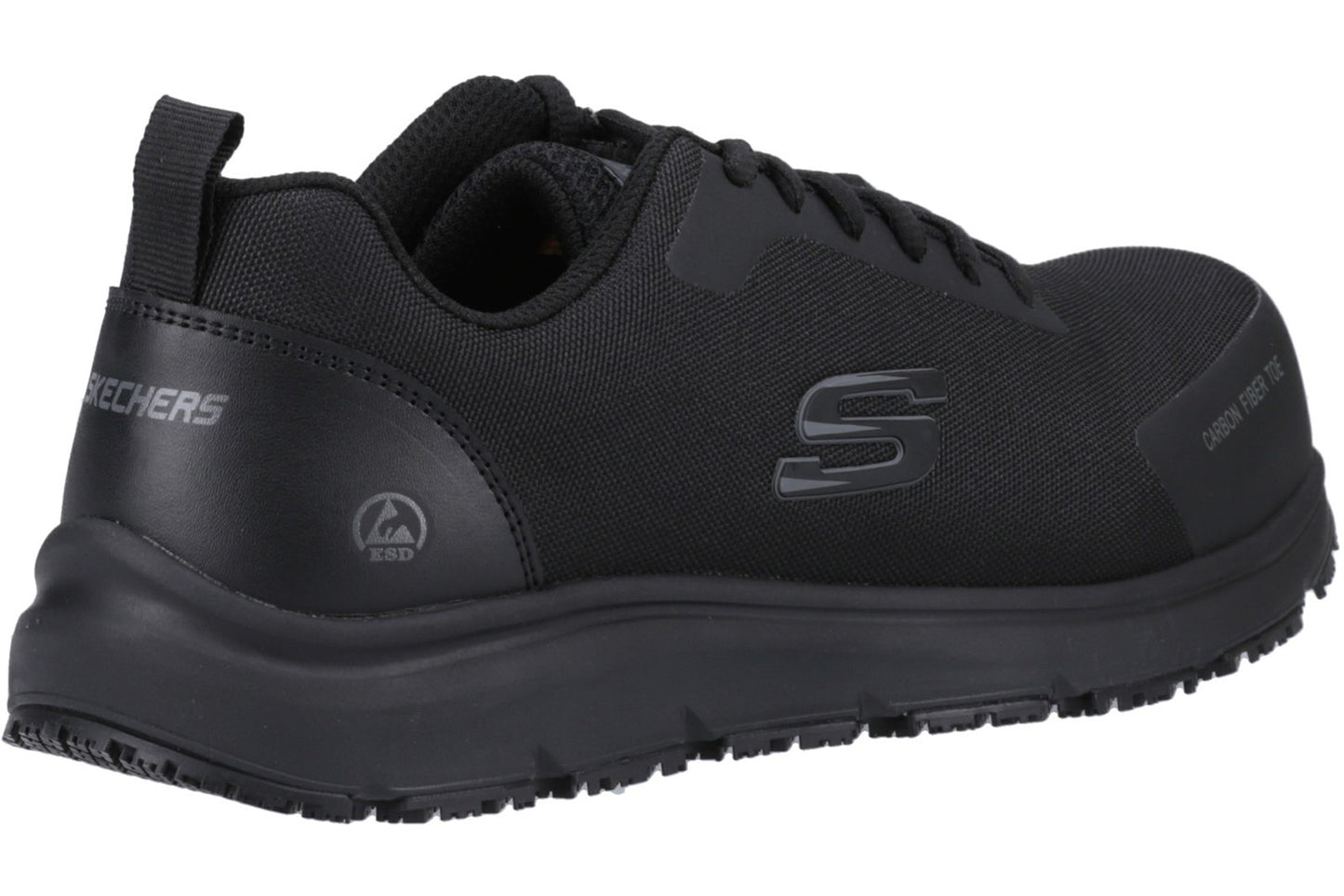 Skechers Workwear Ulmus ST Safety Toe Black Mens Trainers