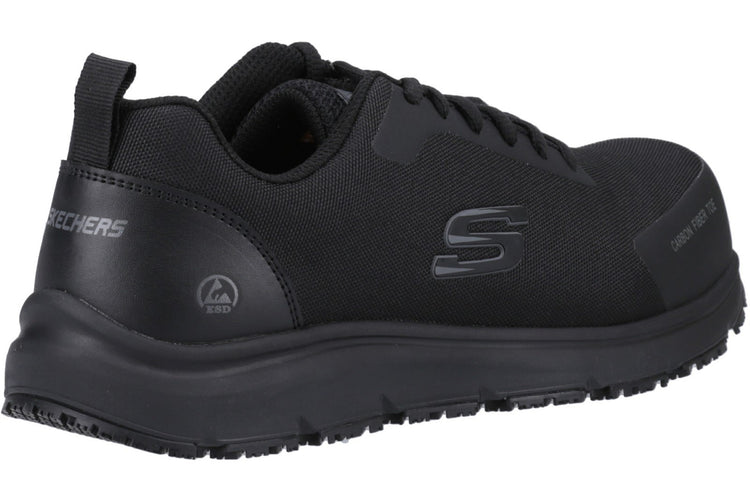 Skechers Workwear Ulmus ST Safety Toe Black Mens Trainers