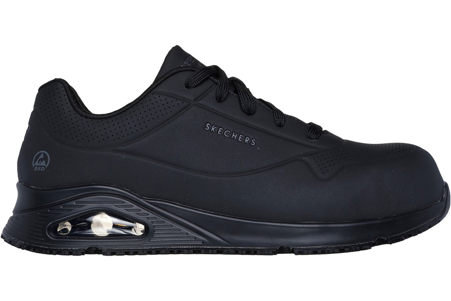 Skechers Workwear UNO SR - Doltin Black Mens Trainers