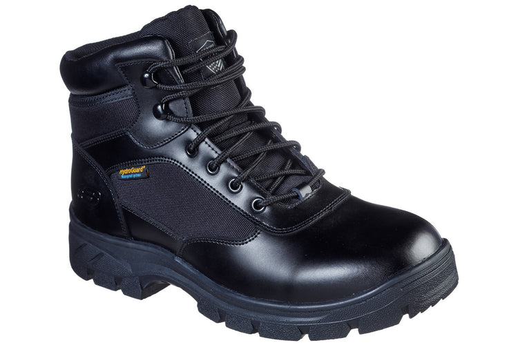Skechers Workwear Wascana Benen WP Tactical Black Mens Shoes