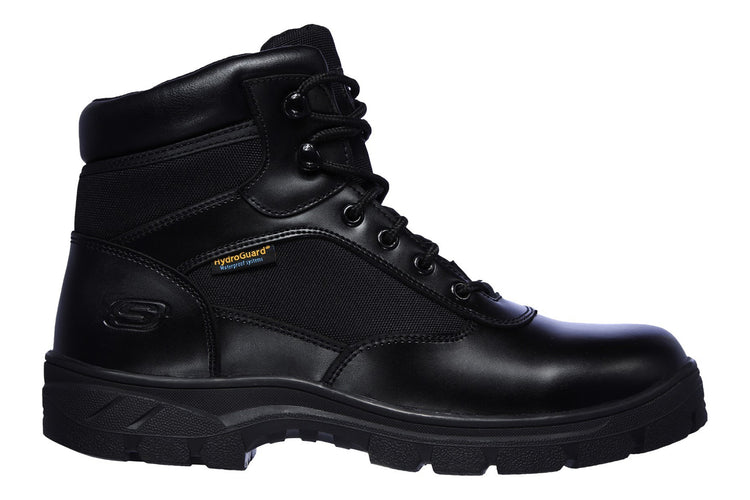Skechers Workwear Wascana Benen WP Tactical Black Mens Shoes