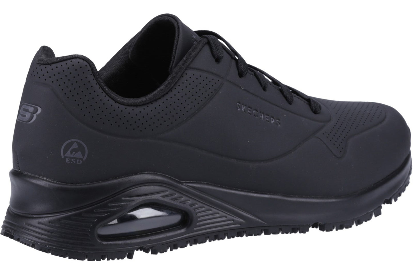 Skechers Workwear Work Relaxed Fit Black Mens Shoes