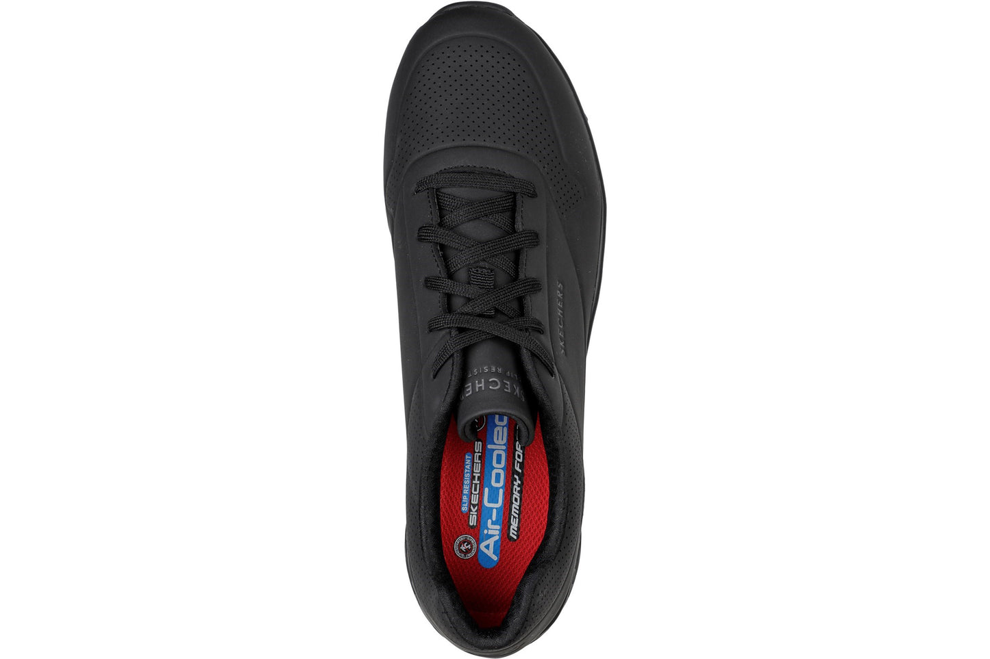 Skechers Workwear Work Relaxed Fit: Uno SR Black Mens Shoes