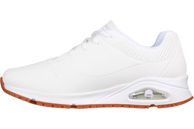 Skechers Workwear Work Relaxed Fit: Uno SR White Womens Shoes