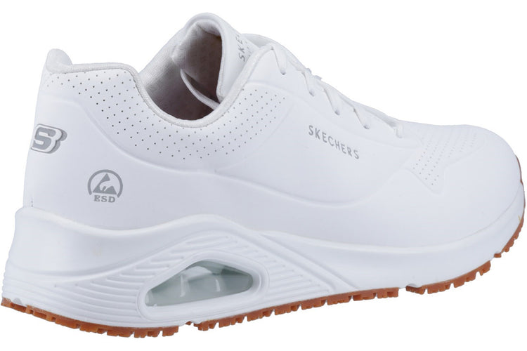 Skechers Workwear Work Relaxed Fit: Uno SR White Mens Shoes