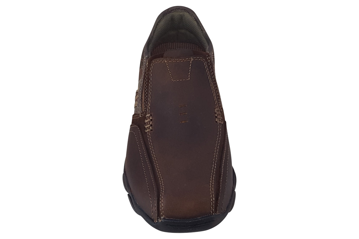 skechers zinroy tan shoes top