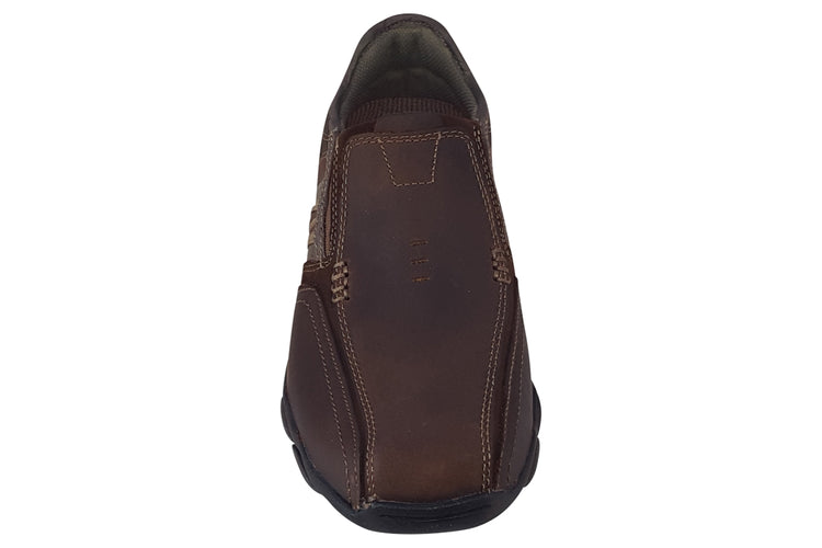 Skechers Zinroy 64275 Tan Mens Shoes