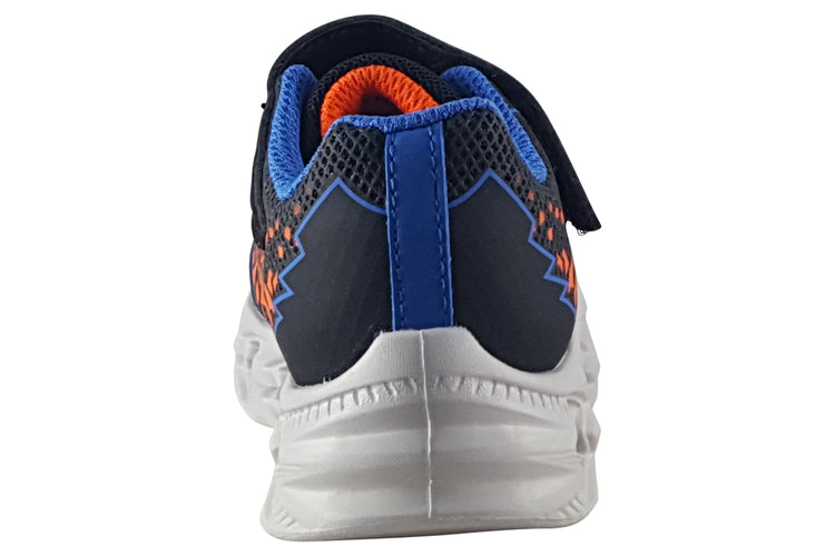 Skechers Zorento Inf 400603N Black/Blue/Orange Boys Sports