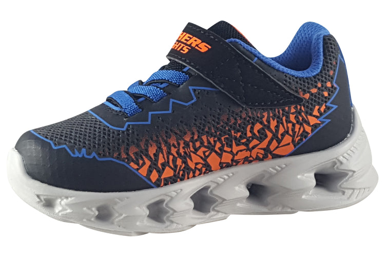Skechers Zorento Inf 400603N Black/Blue/Orange Boys Sports