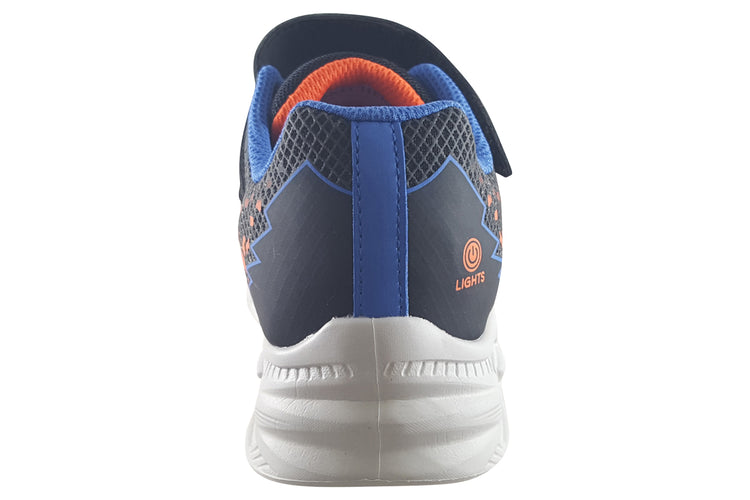 Skechers Zorento Vortex 2.0 400603L Black/Blue/Orange Boys Sports