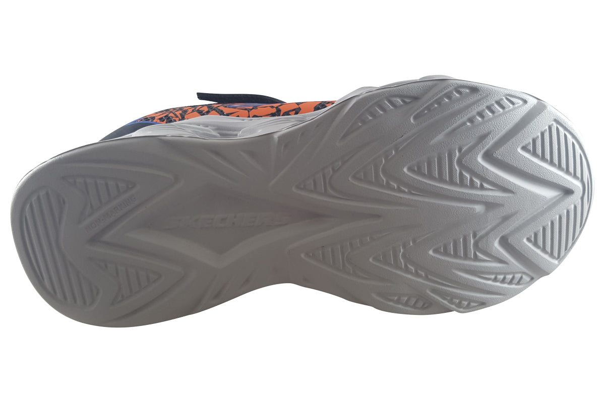 skechers zorento vortex 2.0 400603l black blue orange trainers sole