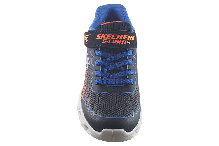 Skechers Zorento Vortex 2.0 400603L Black/Blue/Orange Boys Sports