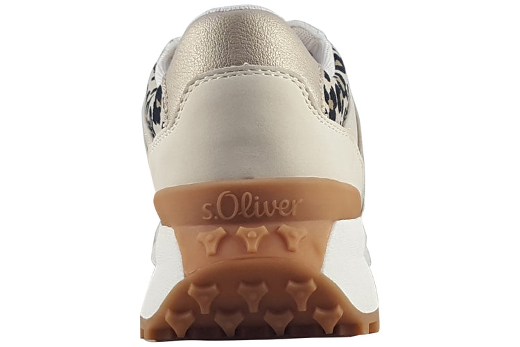 S.Oliver Comber 23660-43 Leopard Combi Womens Fashion Trainers