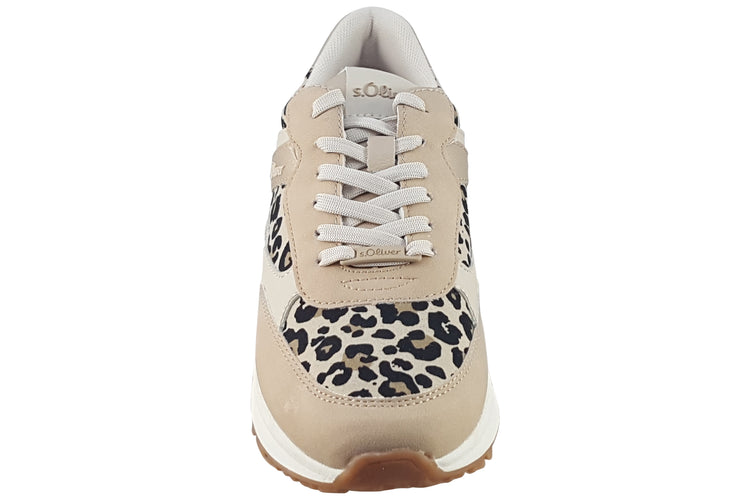 S.Oliver Comber 23660-43 Leopard Combi Womens Fashion Trainers
