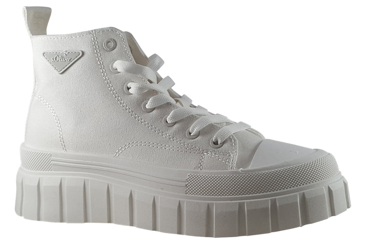 S.Oliver Cool Kid 25200-42 White Womens Boots