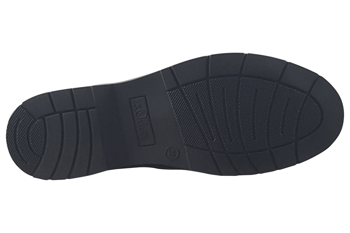 soliver dale 5 black comb womens shoes sole