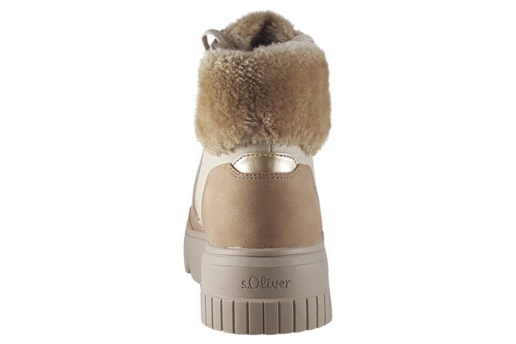 S.Oliver Daphne 26222-41 Nut Combi Womens Boots