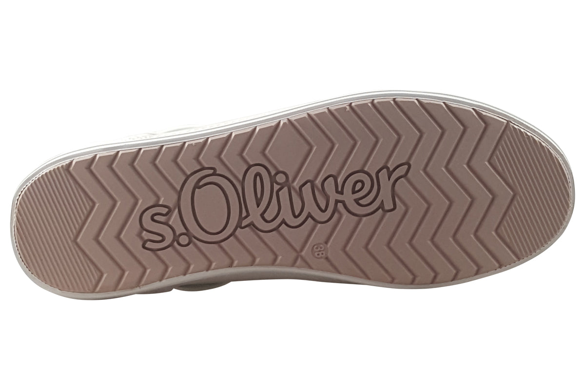 soliver janice white womens fashion trainers sole