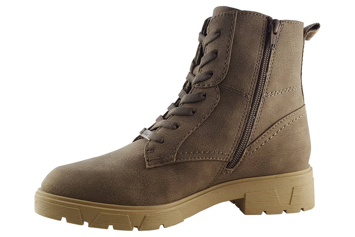 soliver neighbour 25260 29 taupe womens boots left