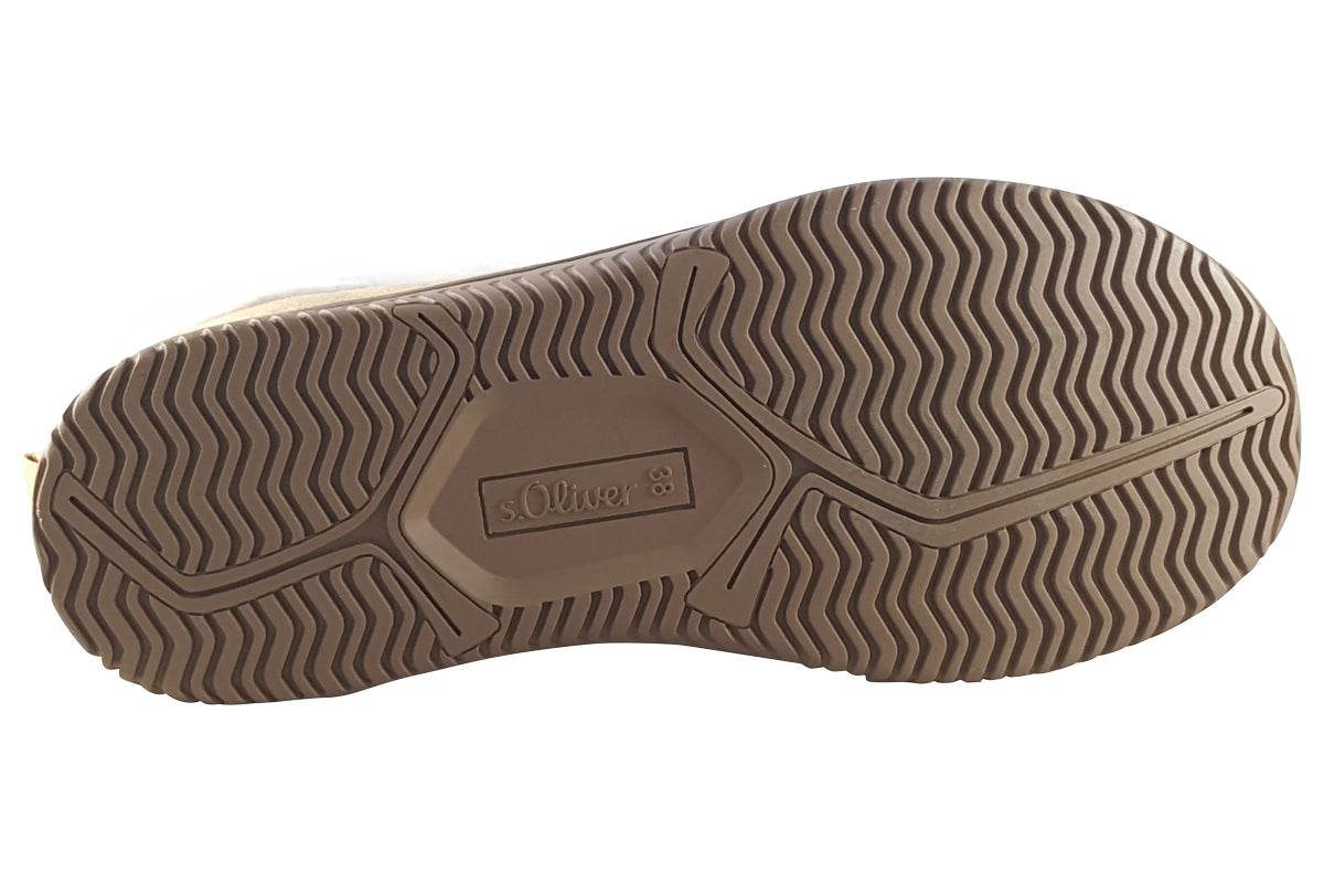 soliver night time cognac womens sandals sole