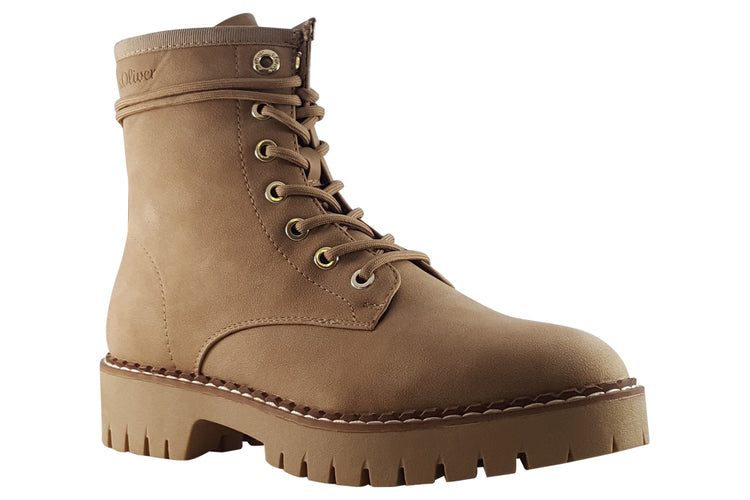 S.Oliver Paula 25213-41 Nut Womens Boots