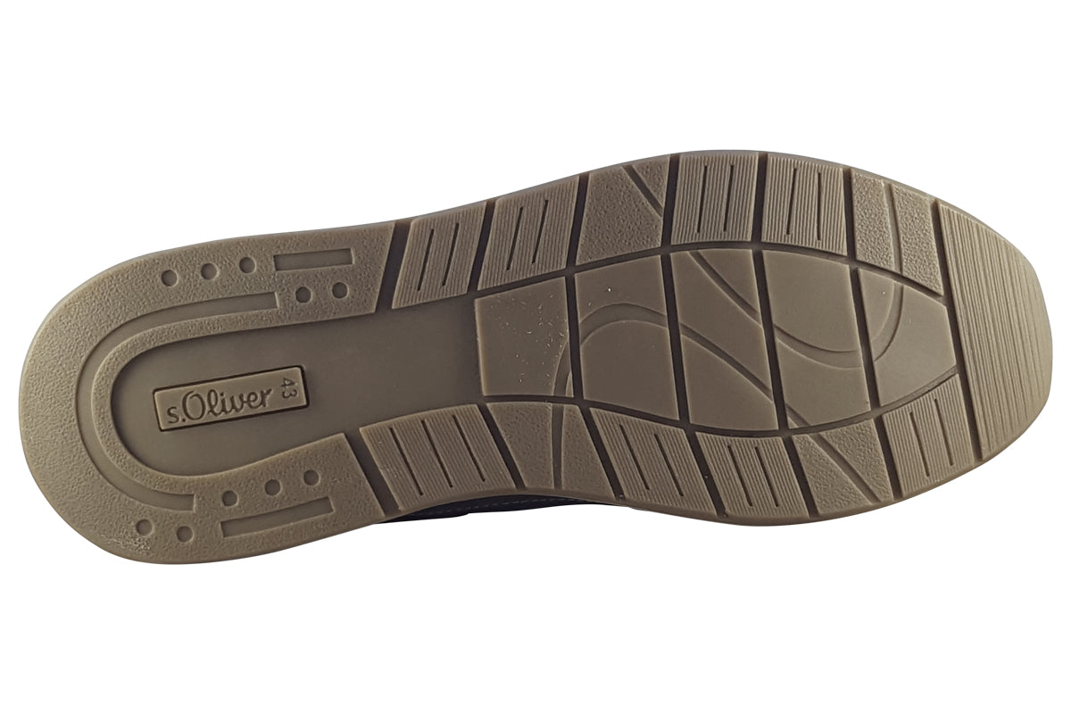 soliver-sebb-brown-comb-mens-trainers-sole